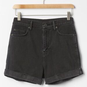 Women's Black Denim Jean Shorts